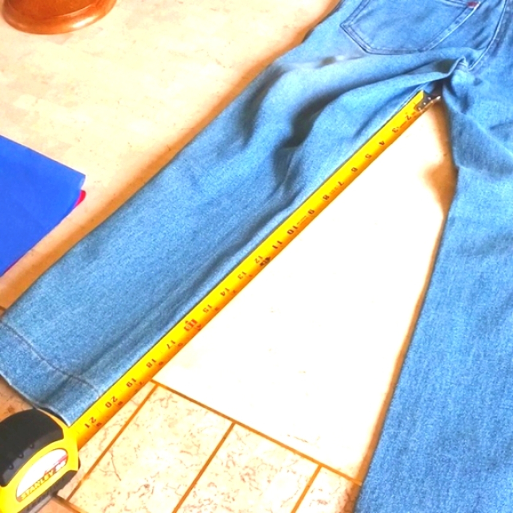 Vintage (store-Cache) Jeans with floral beaded design,...size 0..."NEW" VINTAGE - Picture 10 of 15